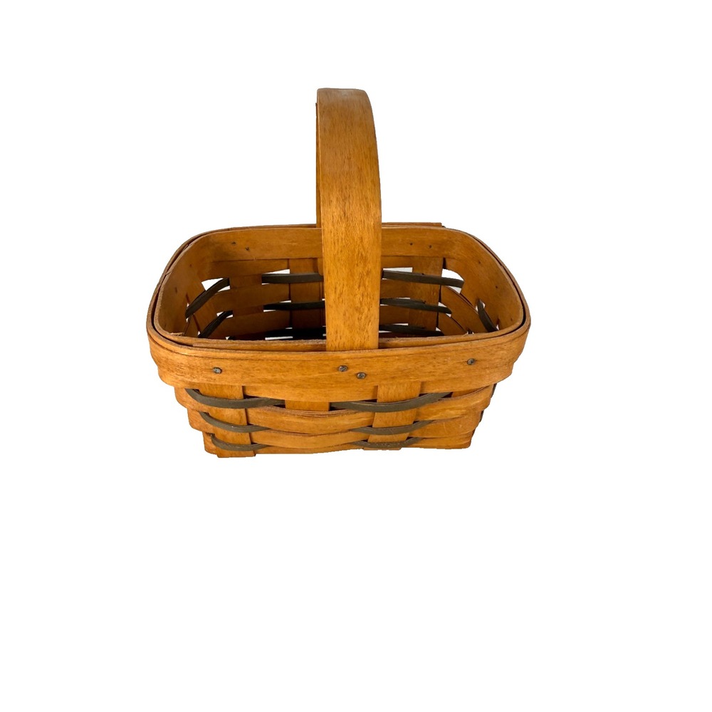 1998 Longaberger Heartland Mini Chore Basket Vintage 7"L x 5"W x 3.5"H